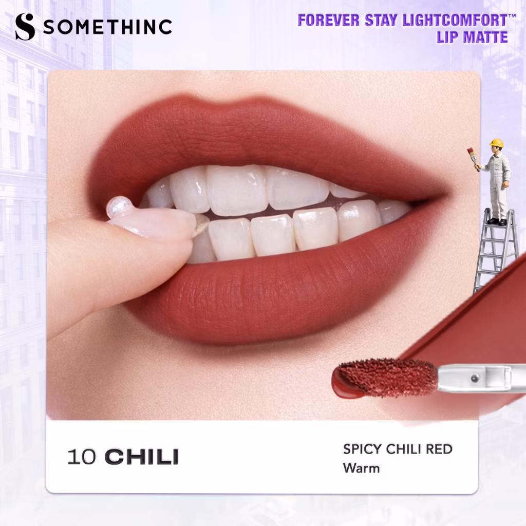Somethinc Forever Stay Lightcomfort Lip Matte 10 CHILI