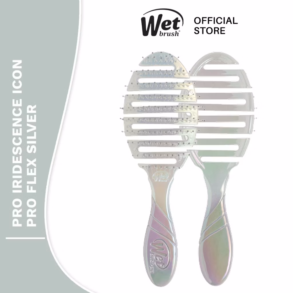 Wetbrush WB Pro Iridescence Icon Pro OG Dtnglr – Silver #BWP830IRSL