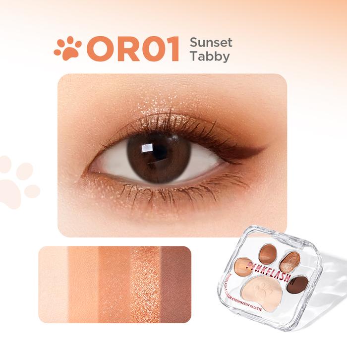 Pinkflash 5 Color Eyeshadow Palette PF-E35 OR01