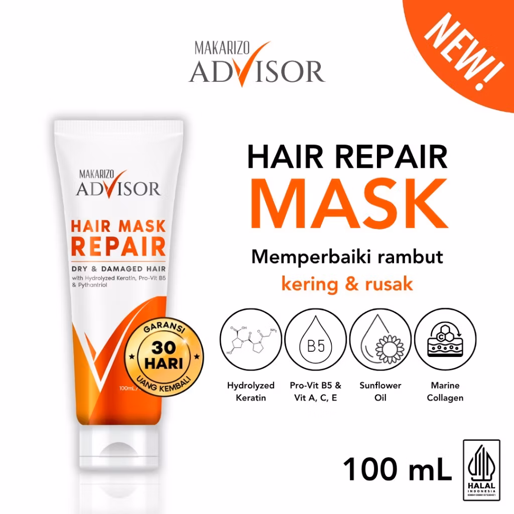 Makarizo Advisor Hair Mask Repair Dry & Damage Hair 100ml