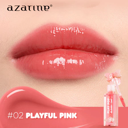 Azarine X My Melody Play Pop Glossy Tint 02