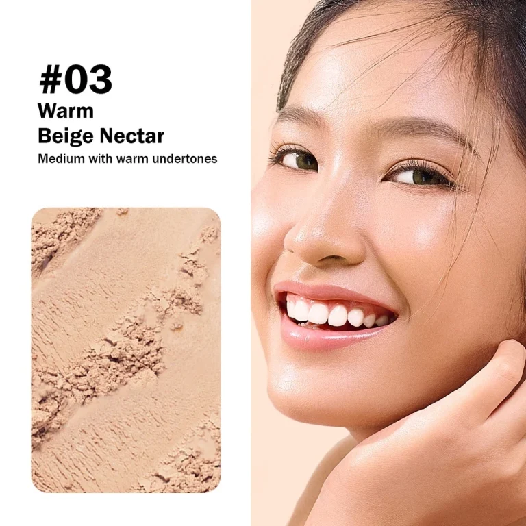 BNB Korean Bloomatte Fine To Refine Compact Powder 03 Warm Beige Nectar