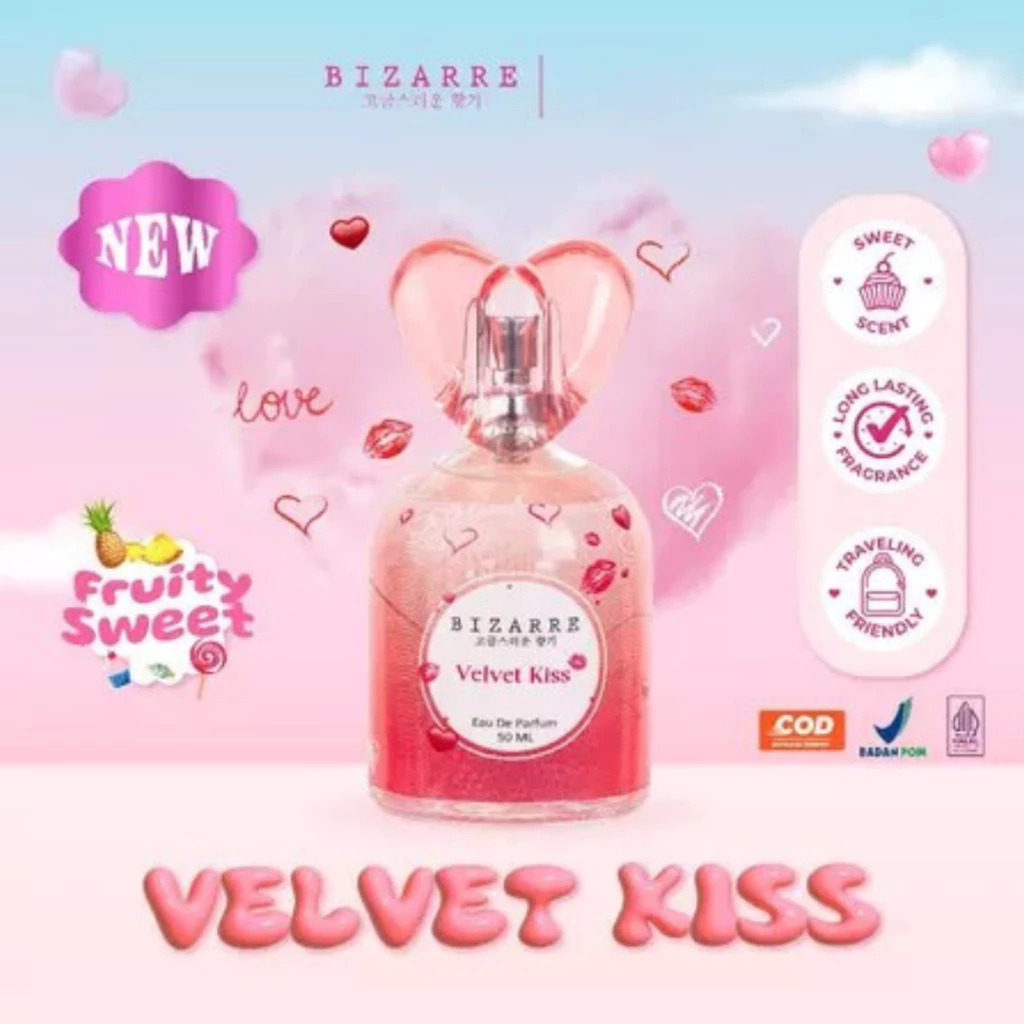 Bizarre Velvet Kiss Edt 50ml