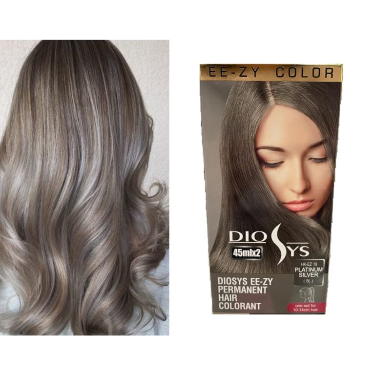 Diosys Ee-Zy Permanent Hair Colorant Hk-Ez 19 Platinum Silver Bl