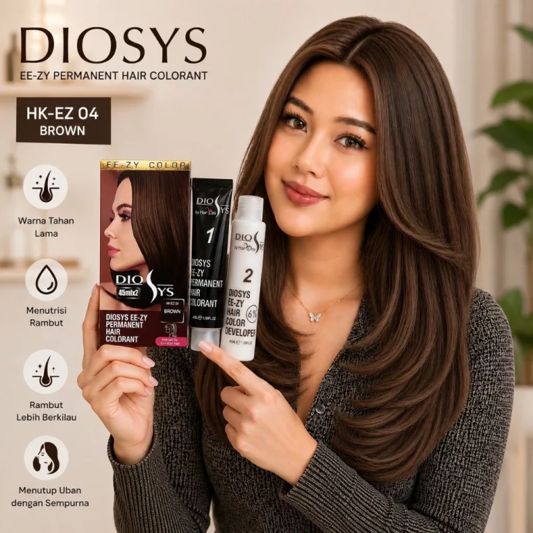 Diosys Ee-Zy Permanent Hair Colorant Hk-Ez 04 Brown