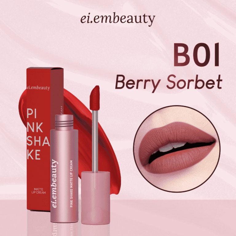 Eiem Beauty Pink Shake Matte Lip Cream B01