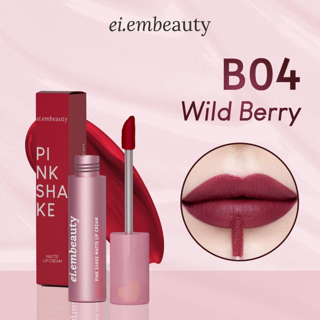 Eiem Beauty Pink Shake Matte Lip Cream B04