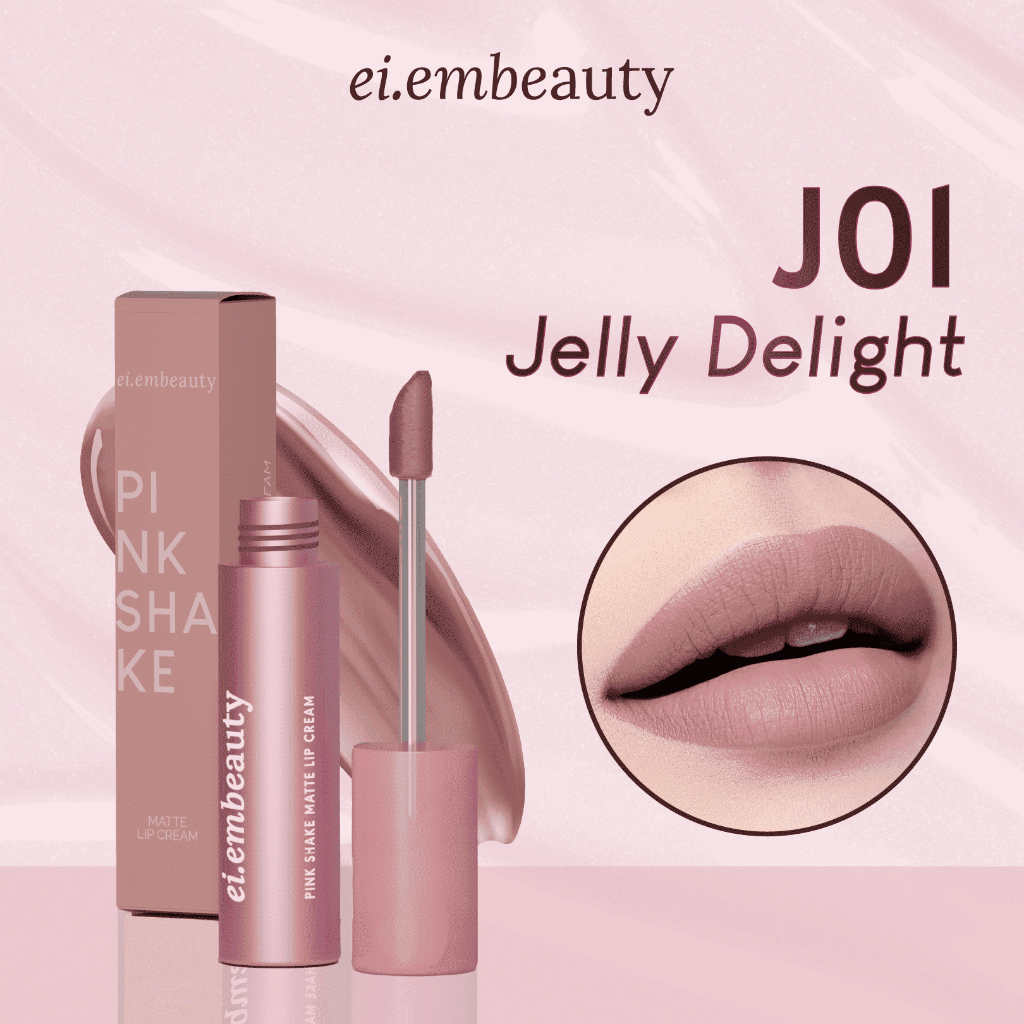 Eiem Beauty Pink Shake Matte Lip Cream J01