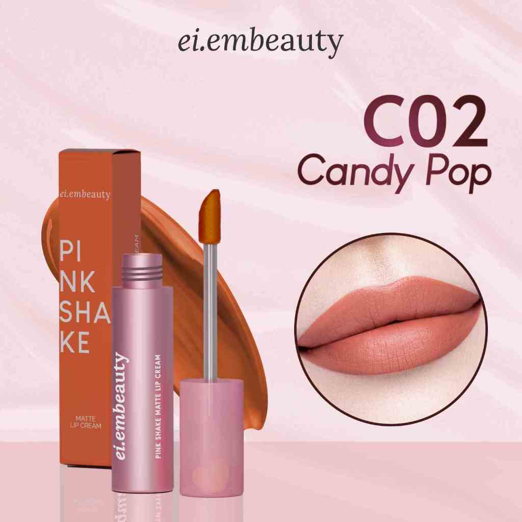 Eiem Beauty Pink Shake Matte Lip Cream C02