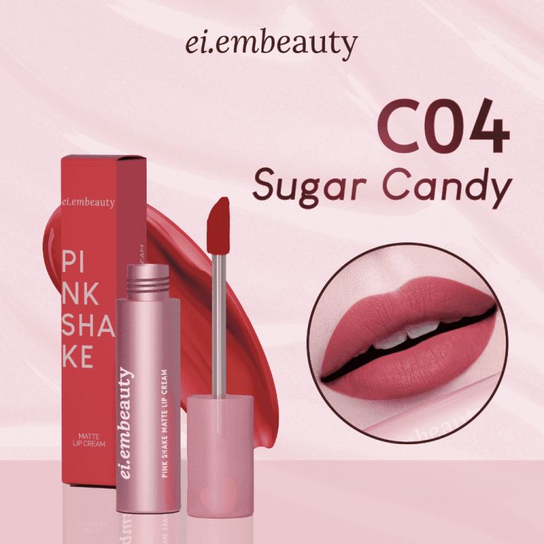 Eiem Beauty Pink Shake Matte Lip Cream C04