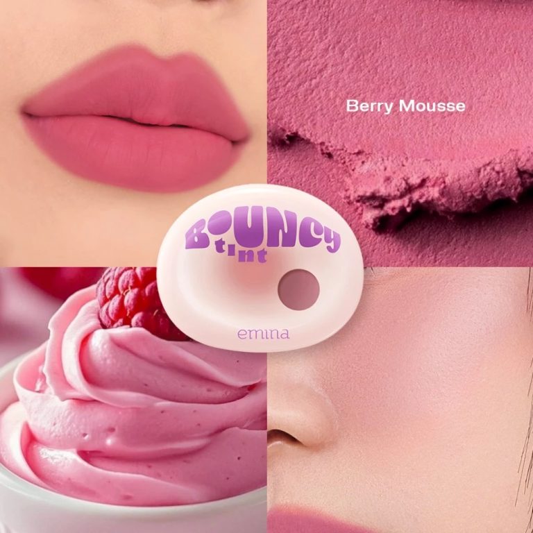 Emina Bouncy Tint Shade 04 Berry Mousse 7.4gr
