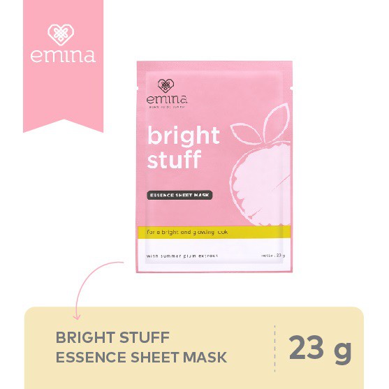 Emina Bright Stuff Essence Sheet Mask 23 G