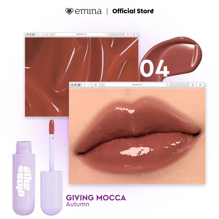 Emina Glosszilla Lightweight Lip Jelly Vinyl 04 Giving Mocca