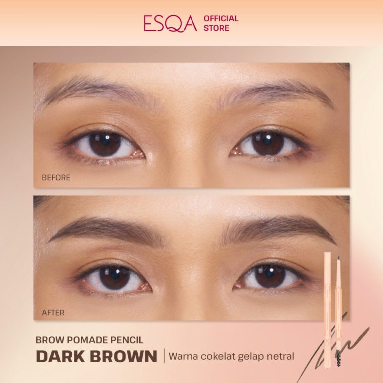 ESQA Brow Pomade Pencil Dark Brown