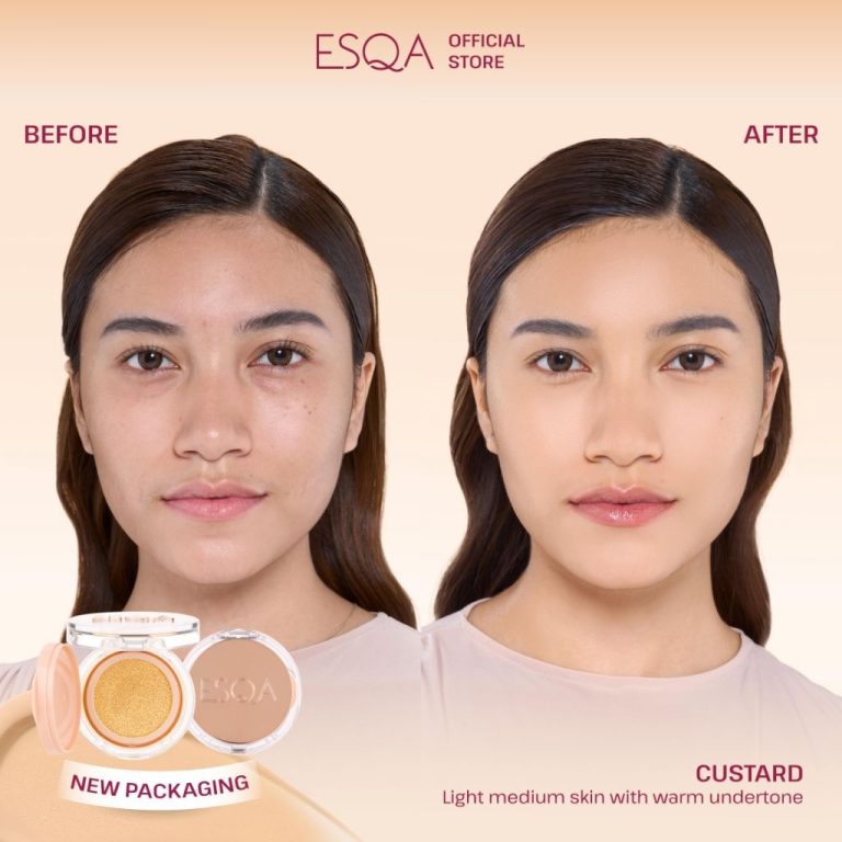 ESQA Flawless Cushion Serum SPF 50+ PAA+++ Custard