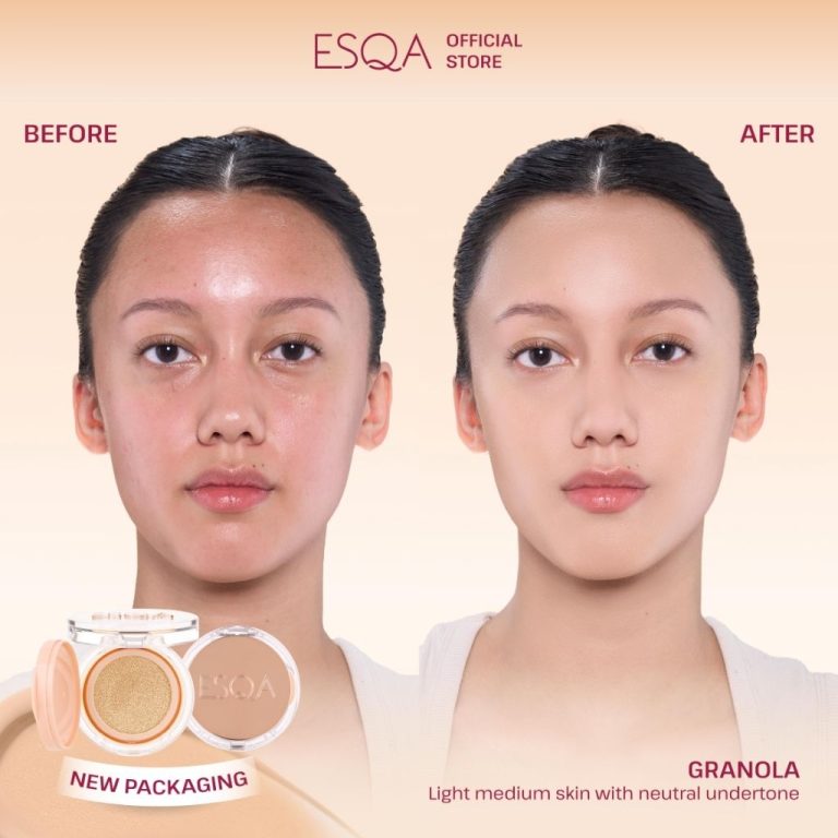 ESQA Flawless Cushion Serum SPF 50+ PAA+++ Granola