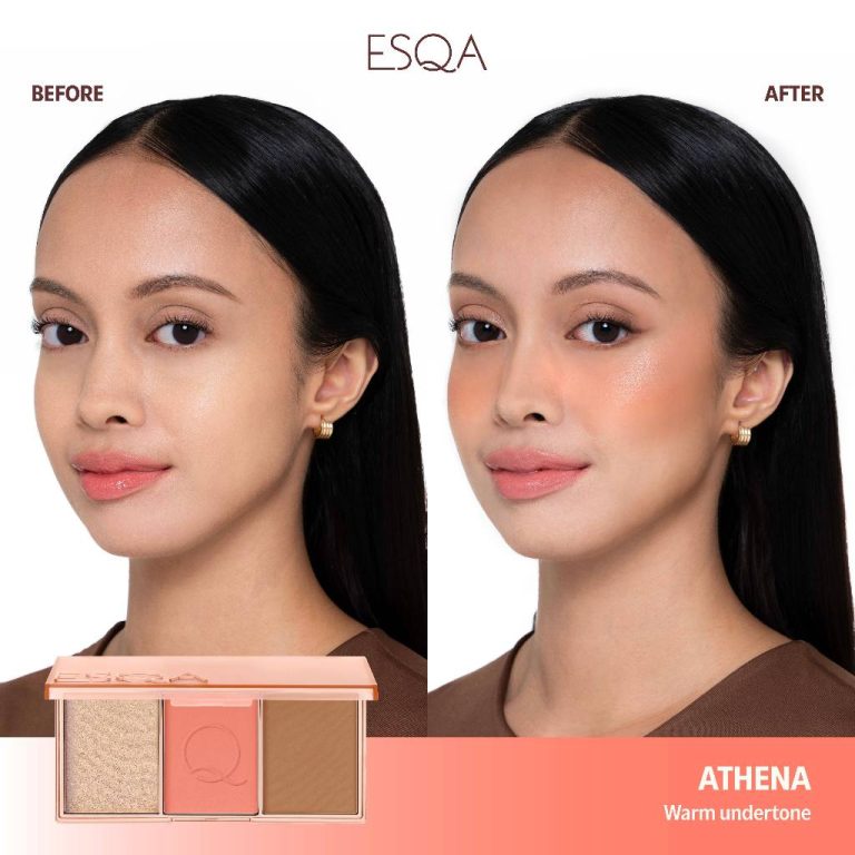 ESQA Trio Goddess Cheek Palette Athena