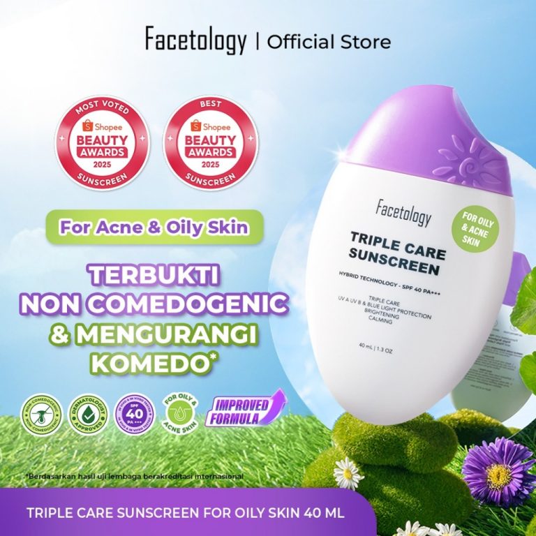 Facetology Triple Care Sunscreen SPF 40+ PA+++ 40ml
