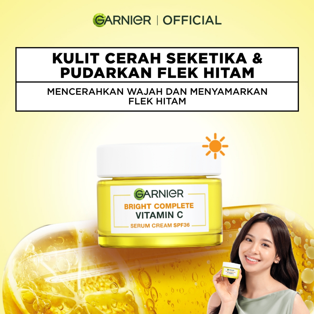 Garnier Bright Comp Night Cream 20ml Eb