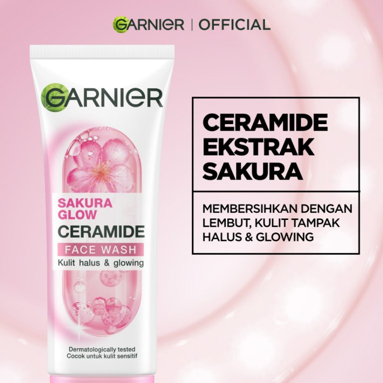 Garnier Sakura Glow Ceramide Face Wash 9ml