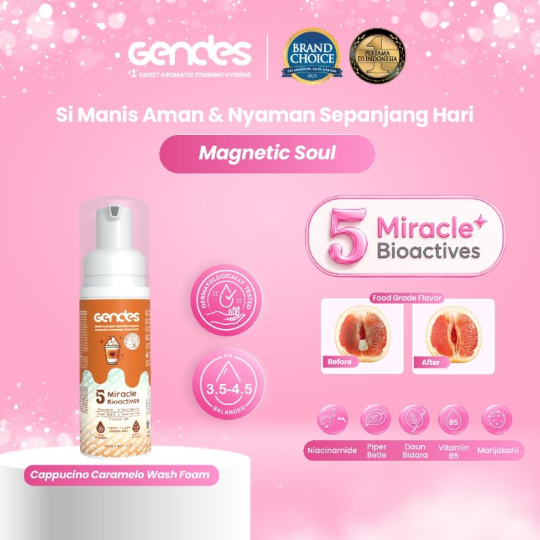 Gendes Feminime Hygiene Cappucino Caramelo Wash Foam 55ml