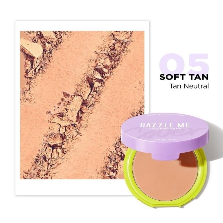 Dazzle Me Better Then Filter Double Kill Two Way Cake Powder W05 Soft Tan 9gr