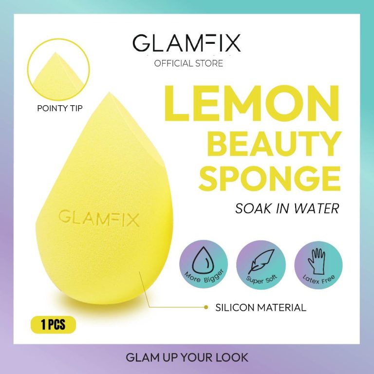 GLAMFIX Blossom Beauty Sponge Lemon