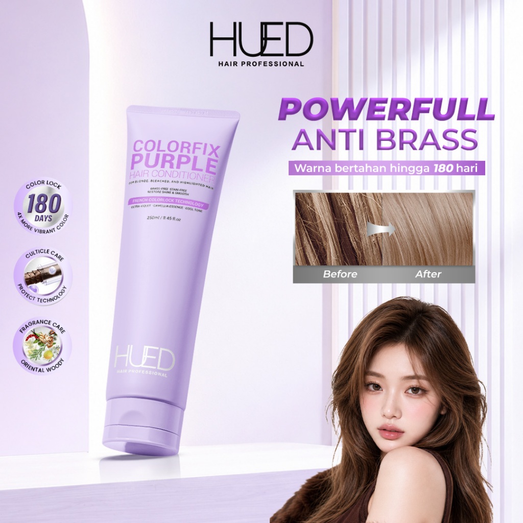 Hued Colorfix Purple Hair Conditioner 250ml