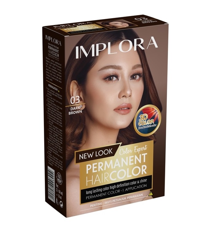 Implora Hair Color 03 Darkbrown