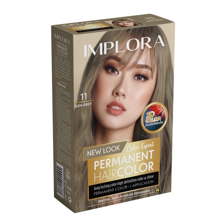Implora Hair Color 11 Ash Grey