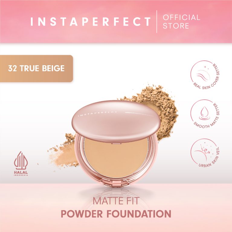 Instaperfect Matte Fit Powder Foundation 32 True Beige 13 G (REVAMP)