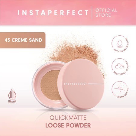 Instaperfect QUICKMATTE Loose Powder 43 Creme Sand 9 G (NEW)