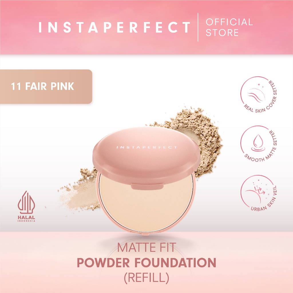 Instaperfect Matte Fit Powder Foundation Reffil 11 Fair Pink