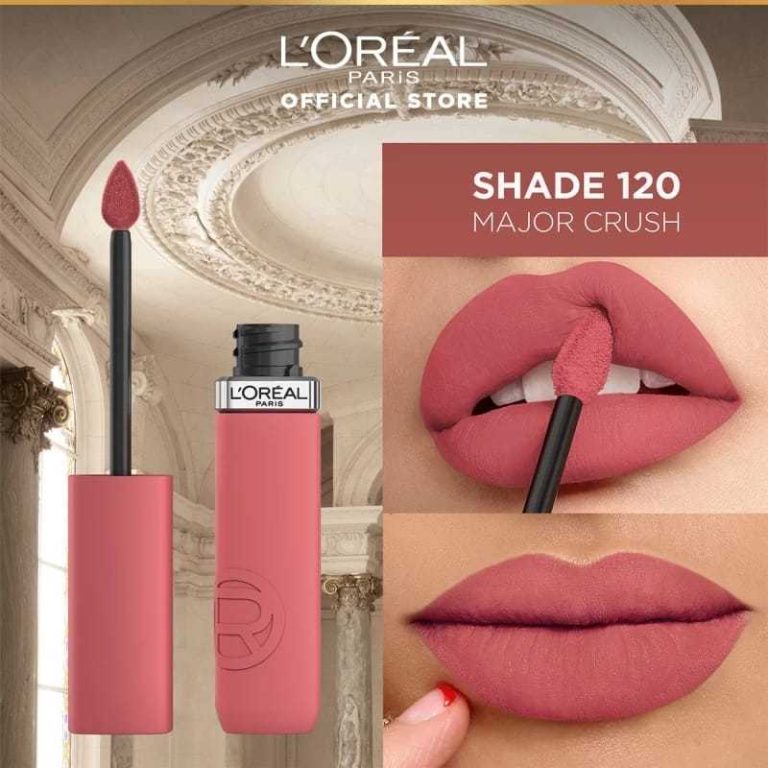 Loreal Infallible Matte Resistance 16H Liquid Lipstik 120 Major Crush