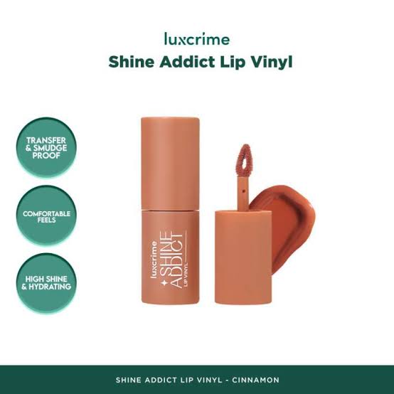 Luxcrime Shine Addict Lip Vinyl Cinnamon Toast