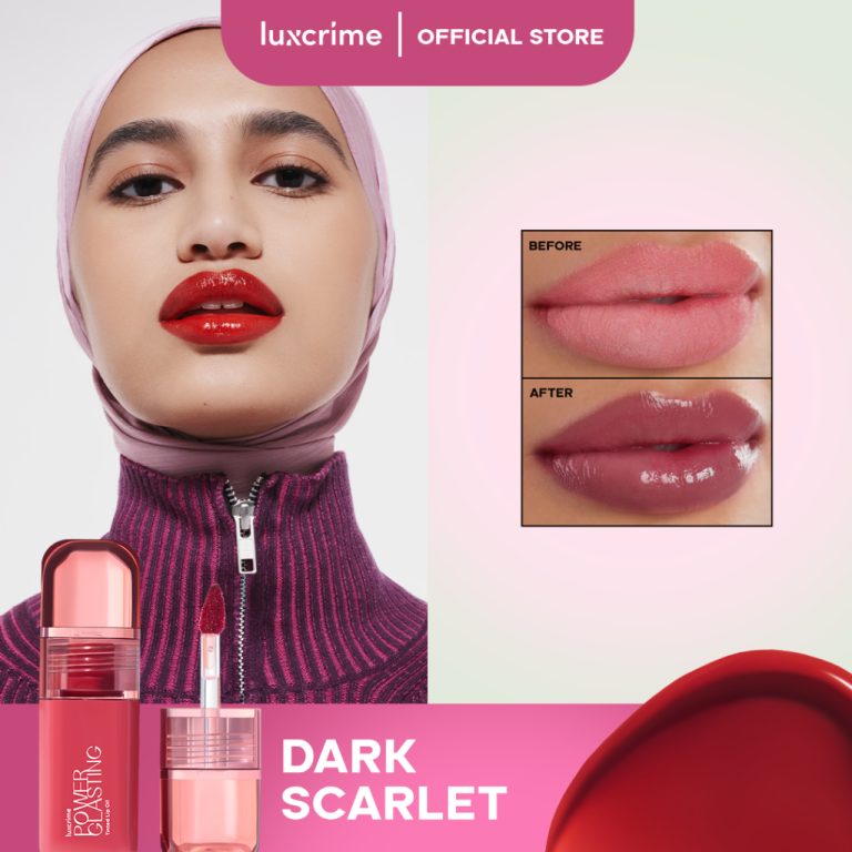Luxcrime Power Glasting Tinted Lip Oil Dark Scarlet
