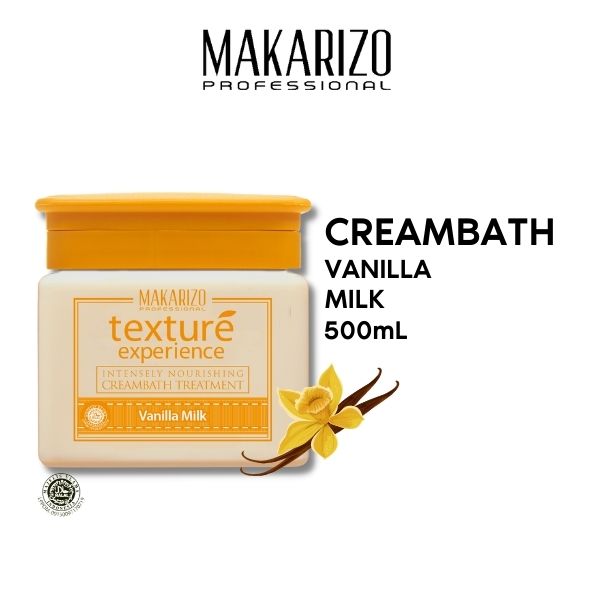 Makarizo Professional Texture Experience Creambath Treatment Vanila Milk 500ml