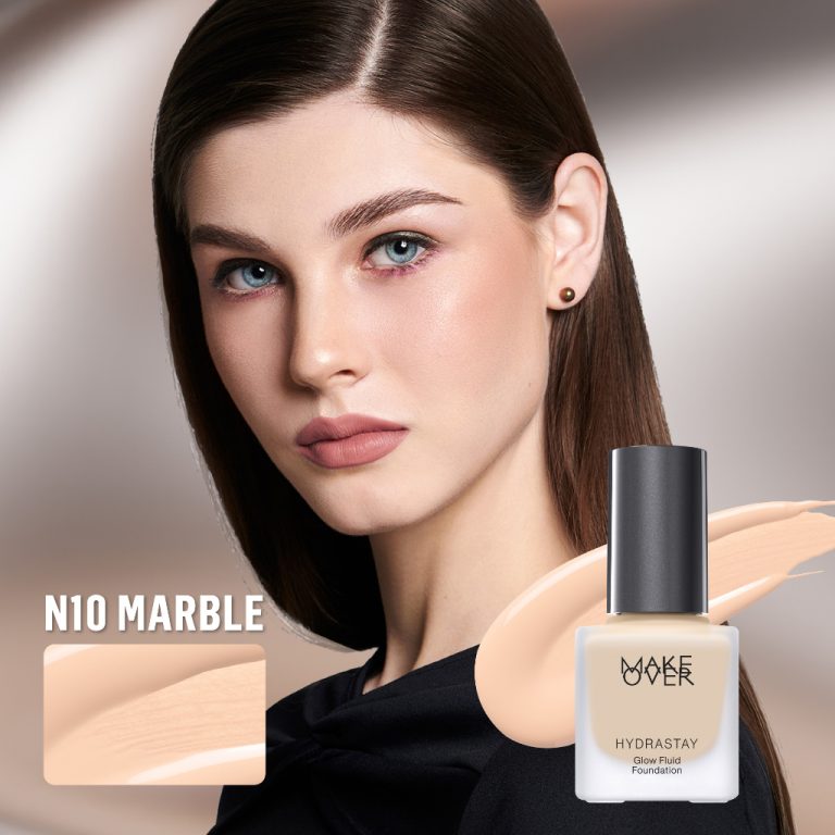 Make Over Hydrastay Glow Fluid Foundation N10 Marble 35ml