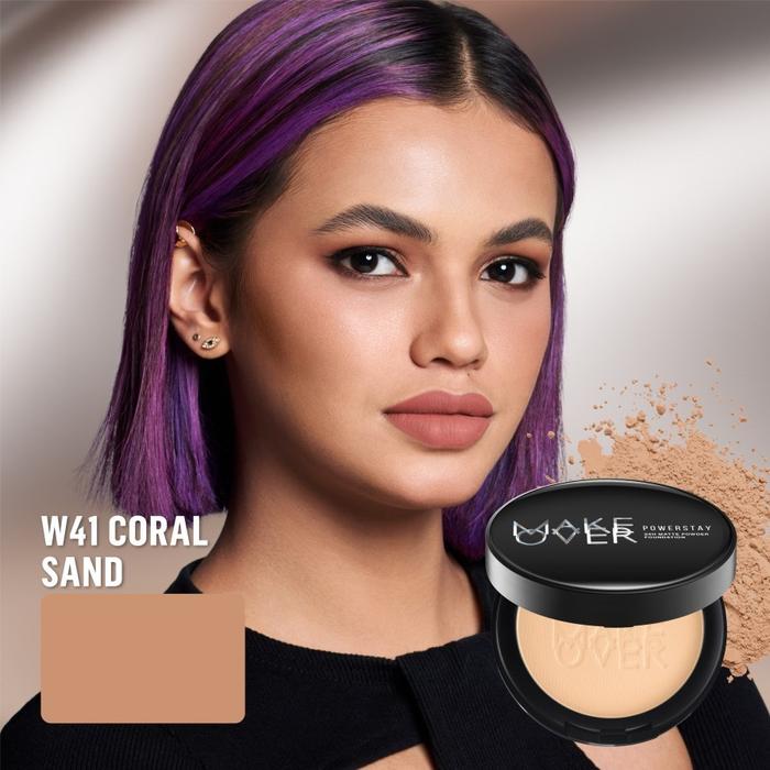 MAKE OVER Powerstay Matte Powder Foundation W41 Coral Sand 12 G