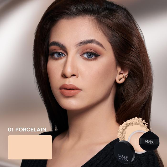 MAKE OVER Silky Smooth Translucent Powder 01 Porcelain 35 G (Pc(s))