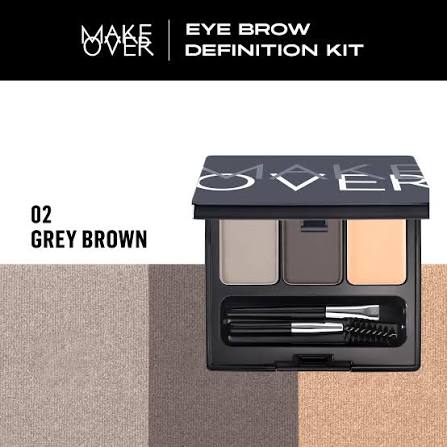 Makeover Eye Brow Definition Kit 02 Grey Brown