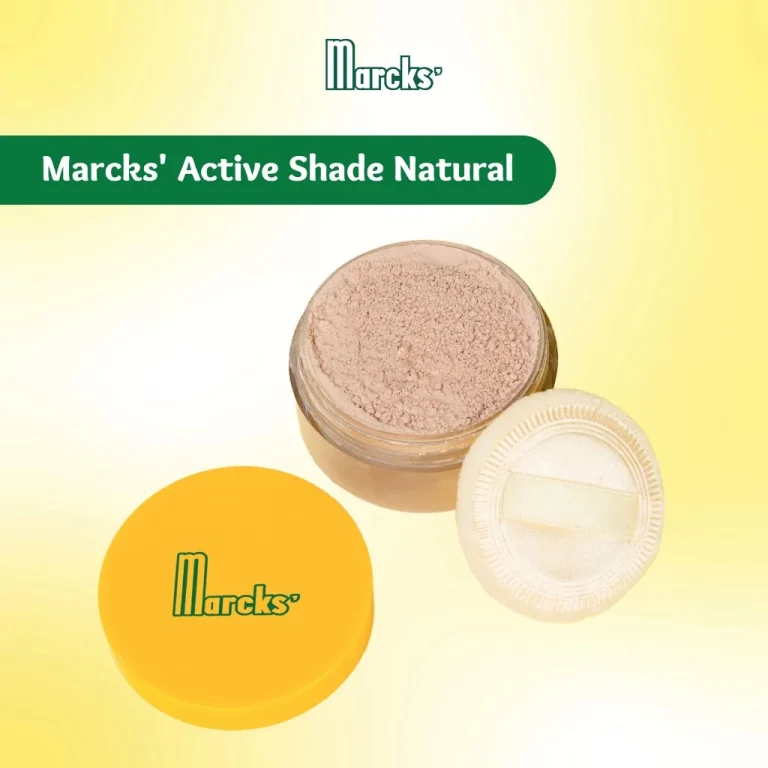 Marcks Active Bedak Beauty Powder Natural Beige 20gr