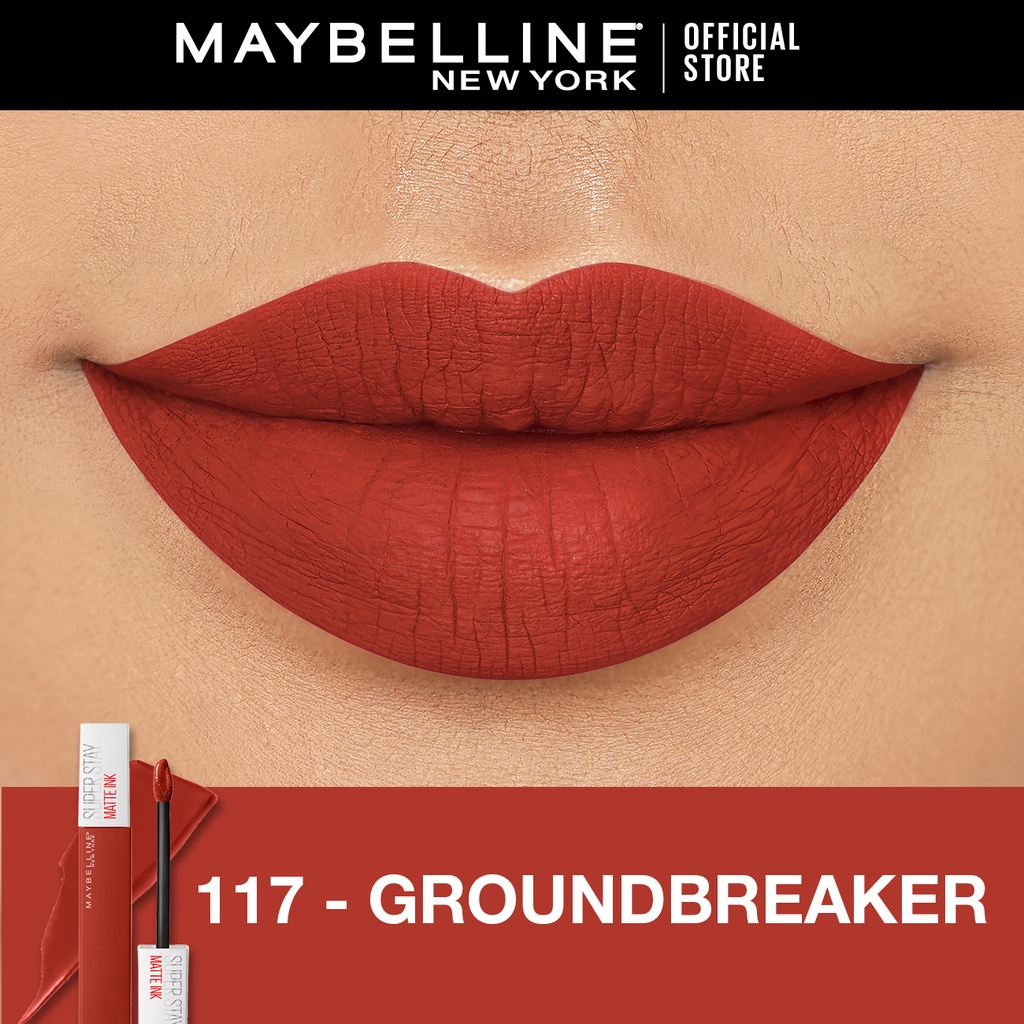 Maybelline Superstay Matte Ink Liquid Matte Lipstick 117 Groundbreaker