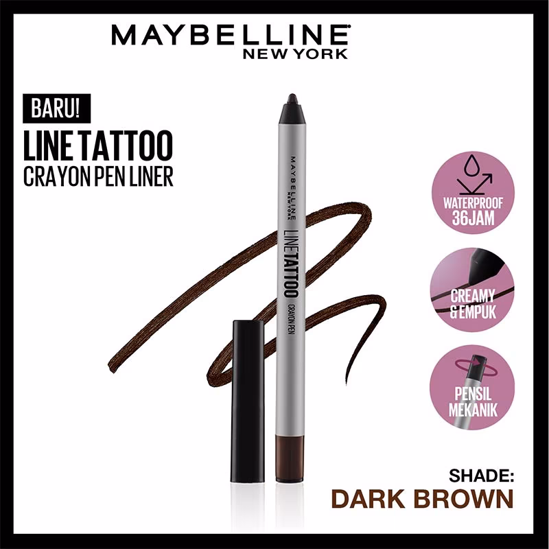 Maybelline Tatto Crayon Eyeliner Dark Brown