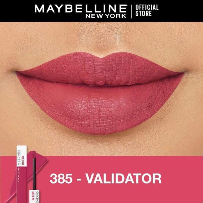 Maybelline Superstay Matte Ink Liquid Matte Lipstik 385 Validator
