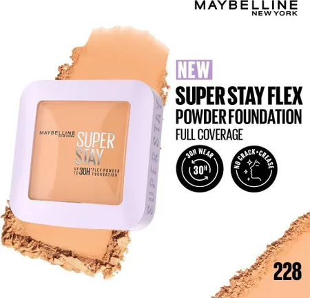 Maybelline Superstay 30H Flex Powder Foundation 228