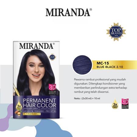 Miranda Hair Color Permanen 30 MC-15