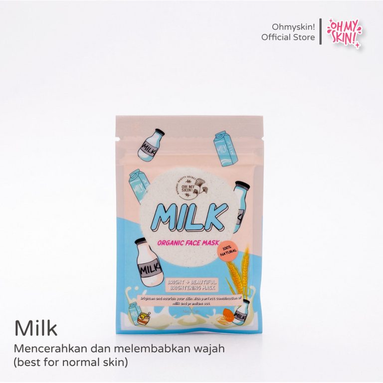 Oh My Skin Organic Face Mask Milk 25gr