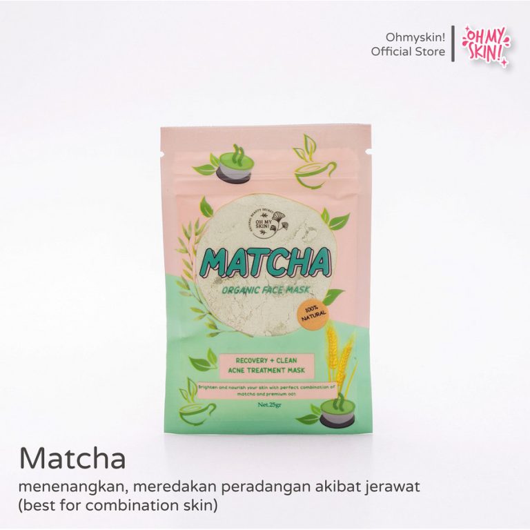 Oh My Skin Organic Face Mask Matcha 25gr