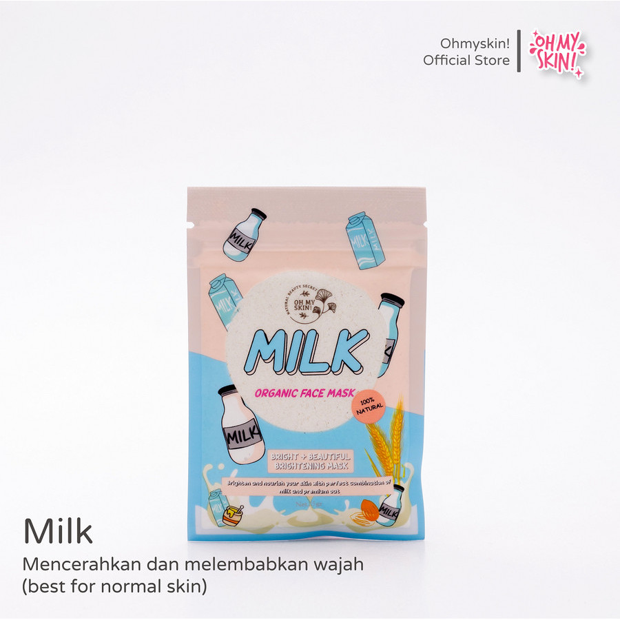Oh My Skin Organic Face Mask Milk 65gr